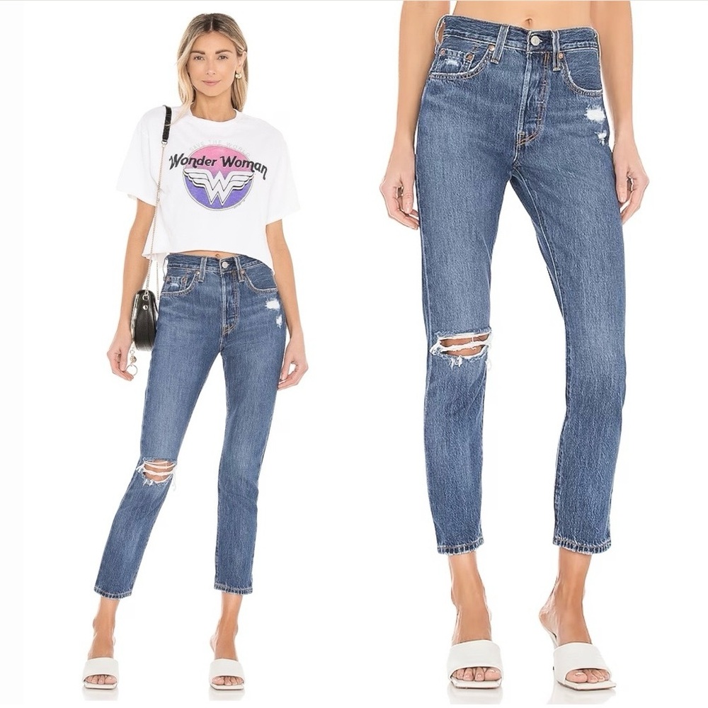 Levi’s 501 W26 (US 2/3) Skinny Women’s Jeans Sansome Winter Distressed High Rise